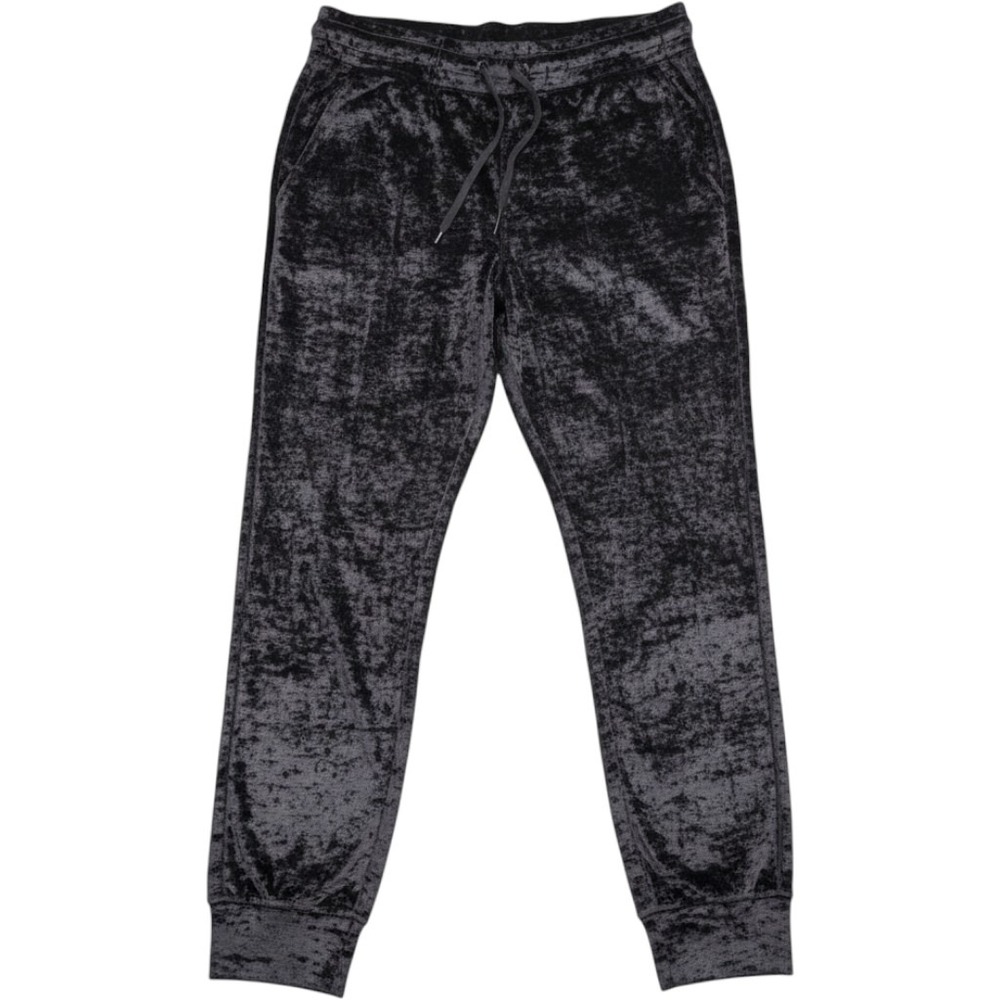Lululemon Ready to Rulu Jogger 12 Crushed Velvet Black Charcoal High Rise Pants